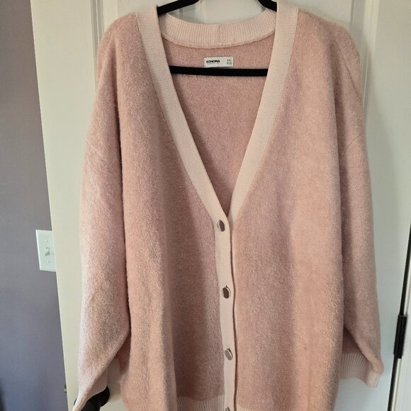 New Sonoma Womens Pink Cardigan XXL - Picture 1 of 5